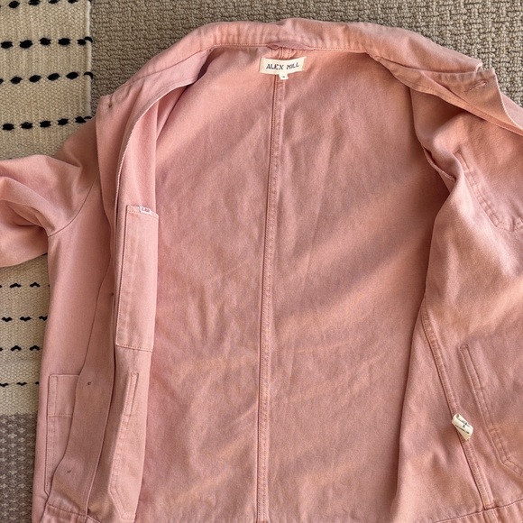 Alex Mill Blush Pink Cotton 3-Pocket Chore Jacket - Picture 5 of 6